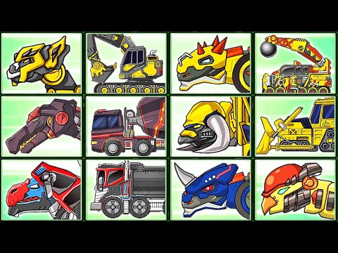 Dino Robot Corps - Construction Transformers | Eftsei Gaming