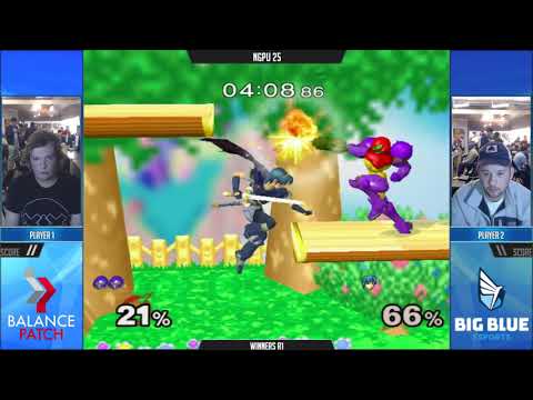 NGPU 26 SSBM - Bank (Marth) vs. Admiral Zhao (Samus) - Melee WR2