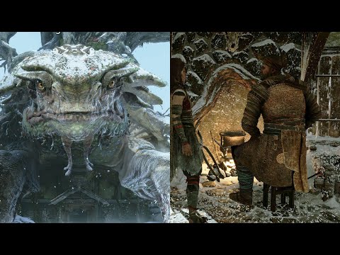 God of War Ragnarök - Freya Goes Back Home and Finds Birgir Alive (Secret Birgir Ending)