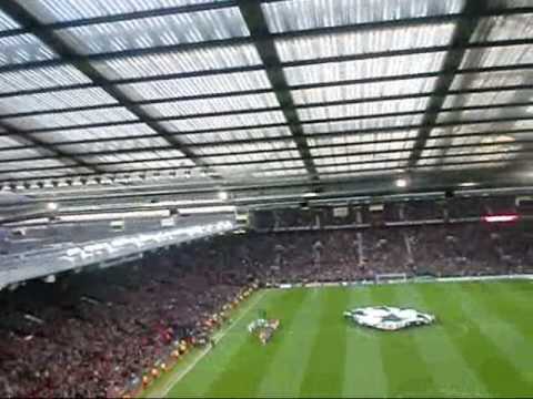Manchester - Bayern l Bayern Fans im Old Trafford, 07.04.2010