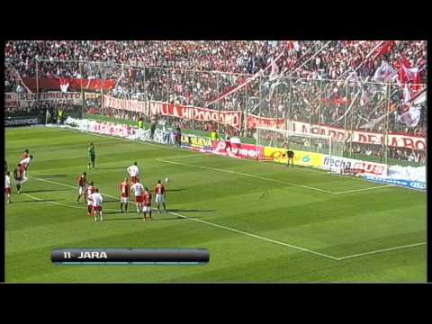 Gol de Diego Jara. Unión 1 Douglas 0. Fecha 4. Torneo Primera B Nacional. Fútbol Para Todos