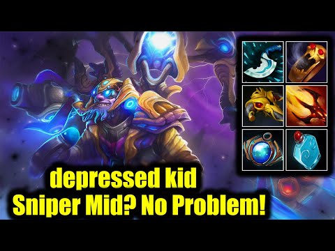🔥 Sniper Mid? No Problem! - depressed kid - Tinker - 21 Kills - Dota 2 Pro Game Highlights