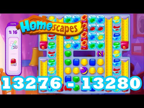 Homescapes Level 13276 - 13280 HD 3 - match puzzle Gameplay | android | IOS | 13277 | 13278 | 13279