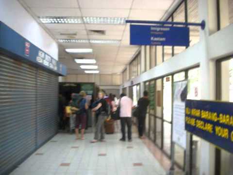 Posto de controle de imigração da Tailândia para a Malásia