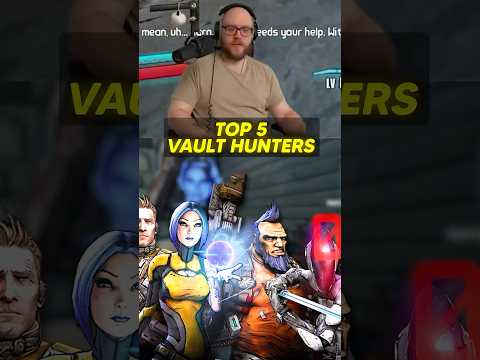 Top 5 Borderlands Vault Hunters #shorts