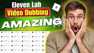 This AI Video Dubbing Tool is a Total Game Changer🤯 (Eleven lab AI dubbing)