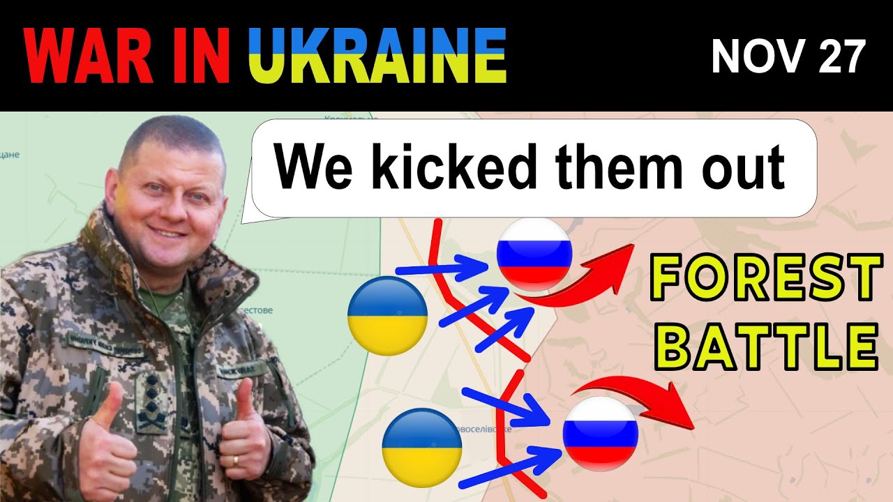 27 Nov: SUCCESS. Ukrainians WIN A FIERCE FOREST BATTLE | War in Ukraine Explained