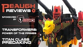 Predaking Combiner Set of Titan Class Transformers Generations Power of  the Primes