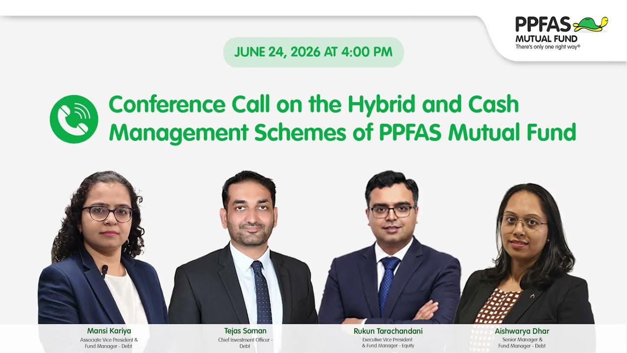 PPFAS Mutual Fund Debt Funds Update | Conference Call Recording