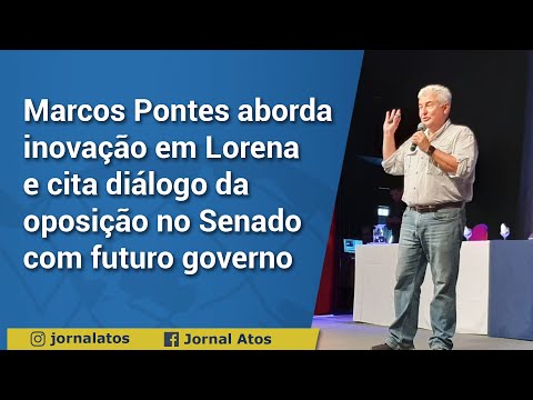 Entrevista com o senador eleito, Astronauta Marcos Pontes