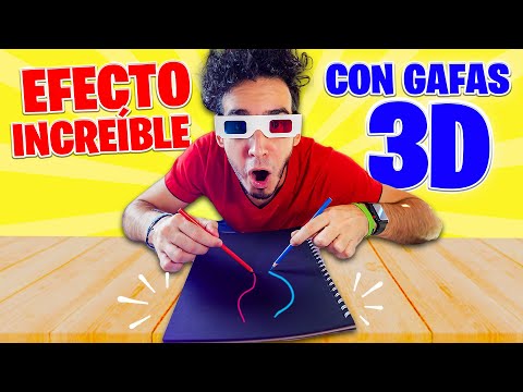 I MAKE 2 DRAWINGS ON THE SAME PAPER, AND THEY'RE ONLY SEEN WITH THESE 3D GLASSES | Magic Drawing ...