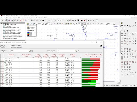 PowerFactory DIgSILENT tutorial #14 contingency analysis