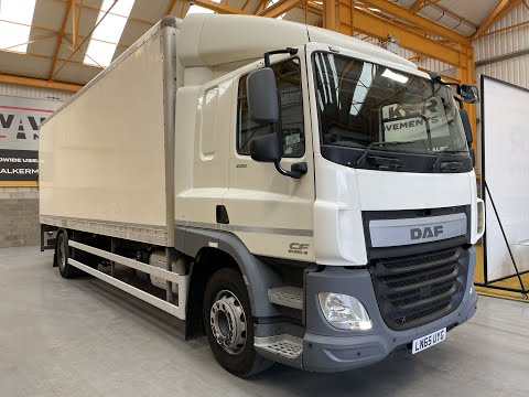 New In Stocklist For Sale: DAF CF 220 *EURO 6*, 4X2 18 TONNE BOX – 2016 – LN65 UYG