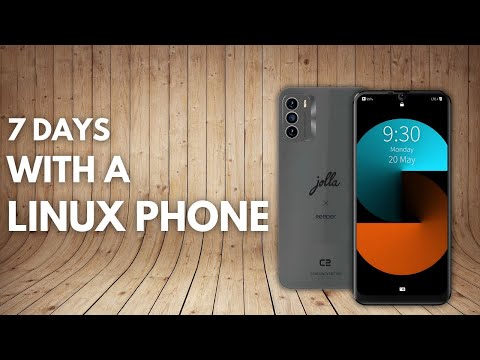 1 week using a Linux Phone | Jolla C2 Community Phone with Sailfish OS