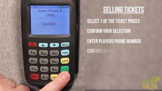 How to Sell a Ticket with Tap50:50 Raffle Terminal