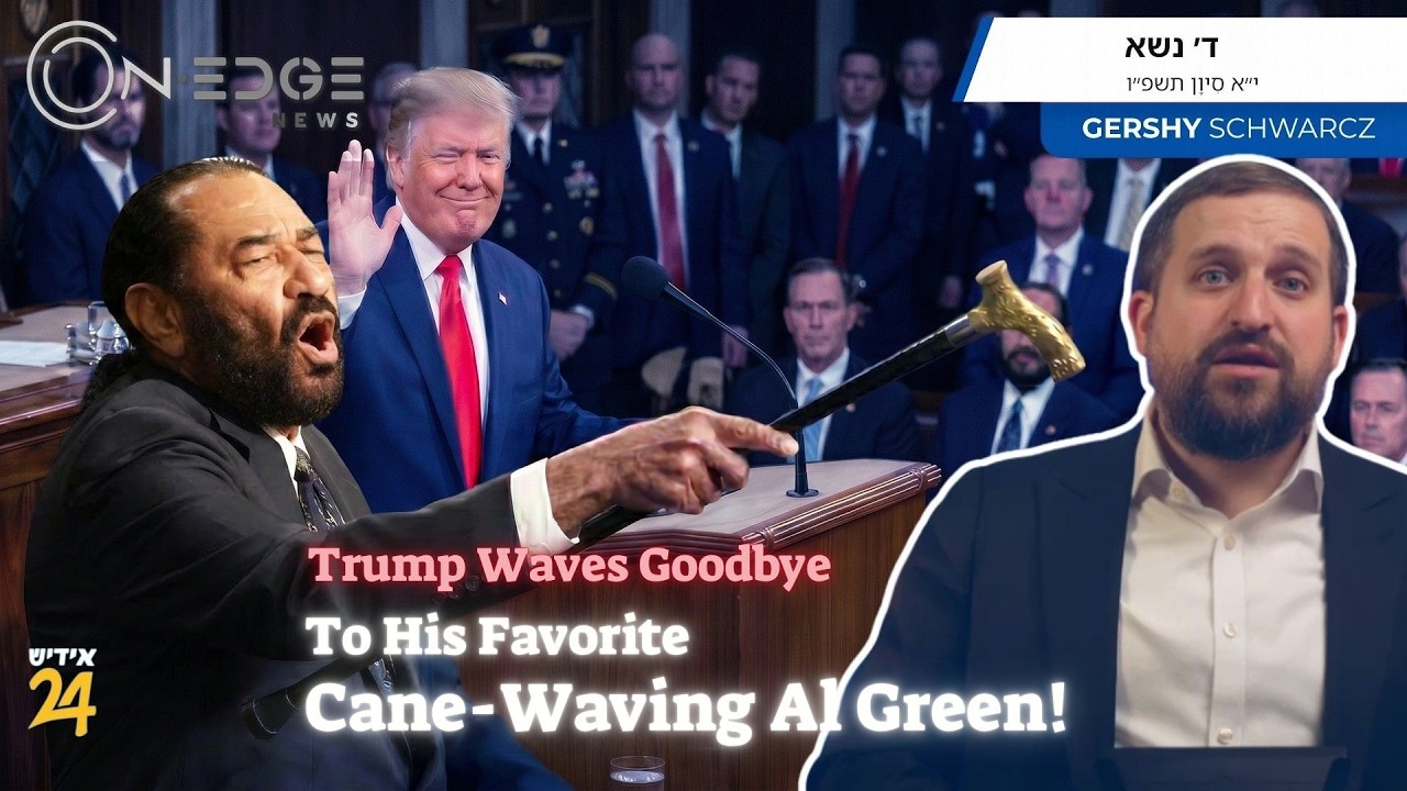 Trump Waves Goodbye to His Favorite Cane-Waving Lunatic!
