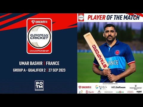 POTM: U.Bashir - FRA vs GRE | Highlights | Dream11 ECC23 | 27 Sep 2023 | ECC23.013