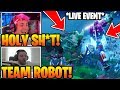 Streamers *REACT* To Mecha vs Monster *LIVE EVENT* In Fortnite! (NEW LIVE EVENT)