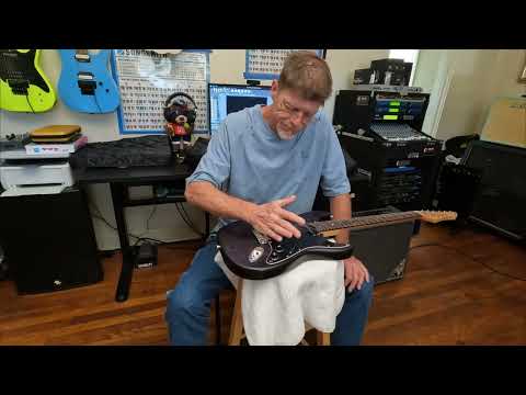 Firefly FFST Black and Purple Strat