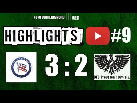 9. Spieltag SV Tasmania – BFC Preussen | HIGHLIGHTS | NOFV Oberliga Nord | BFC PREUSSEN TV