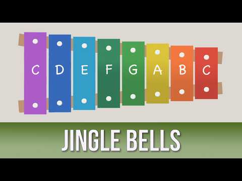 How to play Jingle Bells on a Xylophone - Easy Songs (Tutorial)