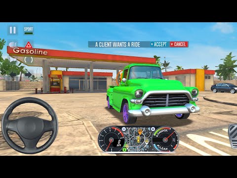 Gas station & Real Life Uber Taxi Car Driving InCity - Car Game Android & ios #taxisim2020