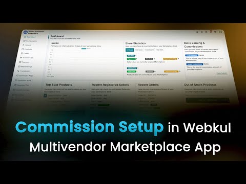 Commission Setup in Webkul Multivendor Marketplace App (Zenith)