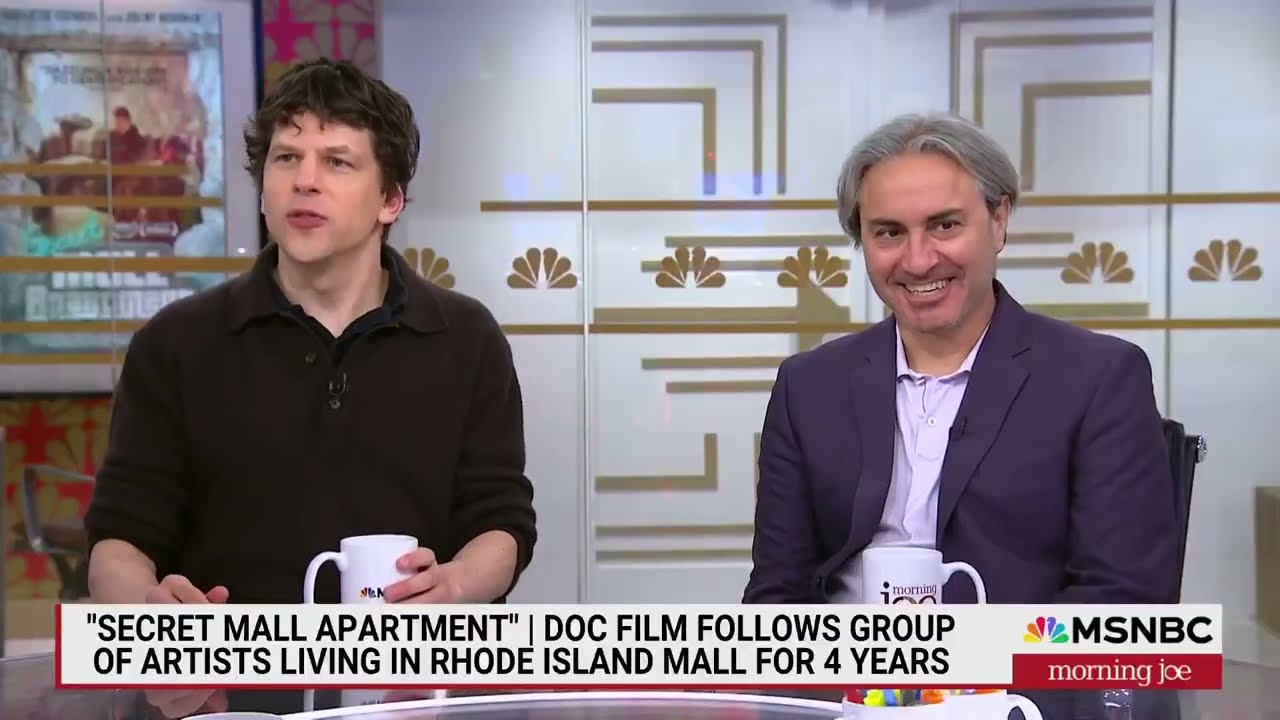 MSNBC Morning Joe: The incredible bananas story of artists living in a mall for four years