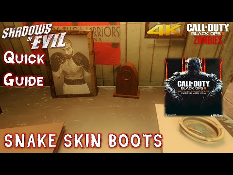 SHADOWS OF EVIL Easter Eggs: 'Snakeskin Boots Instrumental' Guide (4K)