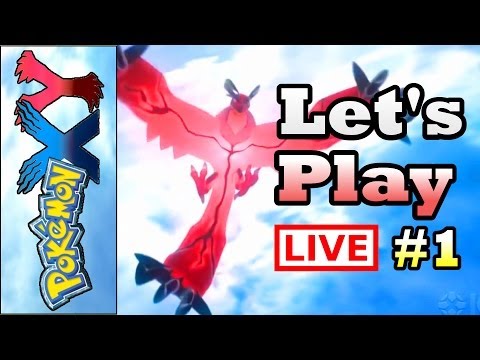 Pokemon X and Y - LIVESTREAM! - Let's Play Part 1 (3DS Gameplay / Walkthrough / Playthrough)