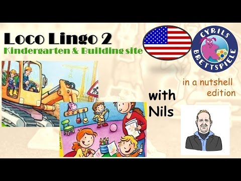 Cyrils Brettspiele - Loco Lingo series part 2 - in a nutshell (N12) - Kindergarten & Building site