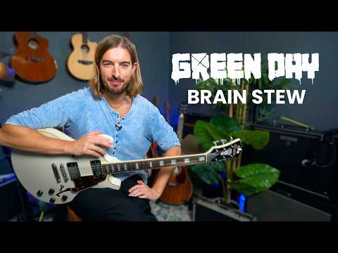 Green Day - Brain Stew Guitar Lesson for Beginners