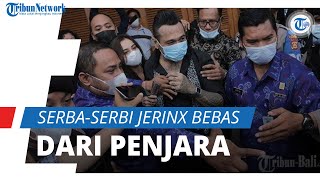 Serba-serbi Jerinx SID Bebas dari Penjara, Serba Hitam dan Disambut Gerimis