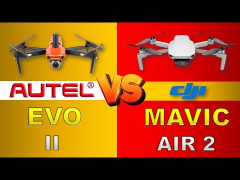 DJI MAVIC AIR 2 VS AUTEL EVO II DRONES COMPARISON !