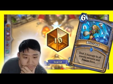 FREEZE MAGE CARRY ME TO TOP 10 | Rise of Shadows | Hearthstone