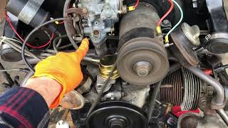 1966 VW Engine - F code 1300cc first test run
