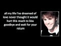 Justin Bieber Come Home To Me