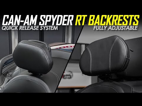 Can-Am Spyder RT Adjustable Driver Backrests (2020+)