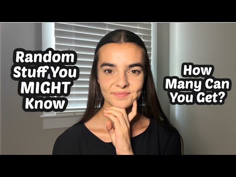 ASMR Random Stuff You MIGHT Know | 130 General Knowledge Trivia Questions