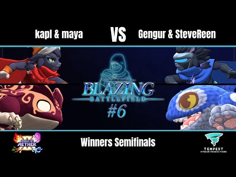 kapl & maya vs Gengur & SteveReen - Rivals II Doubles Winners Semifinals - Blazing Battlefield #6