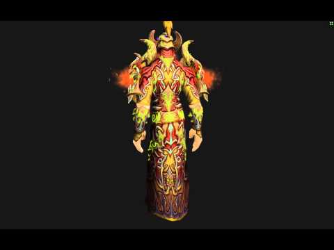 Warlock Tier 15 Armor - Tier 15 set (green version)