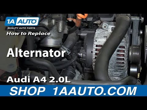 How to Replace Alternator 07-09 Audi A4