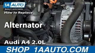 How to Replace Alternator 07-09 Audi A4