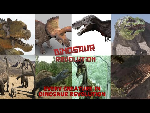 Every Creature In Dinosaur Revolution