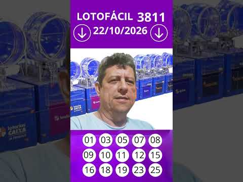 🟣 RESULTADO DA LOTOFÁCIL 3811: 3 GANHADORES! --- R$ 3,8 MILHÕES PARA CADA APOSTA! #Shorts