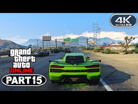 GTA Online 4K Gameplay Walkthrough Part 15 - No Commentary