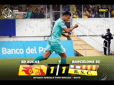 Aucas Vs Barcelona SC 1-1 (Resumen Extendido y Goles) Serie A Ecuador 25/03/2018 | HD
