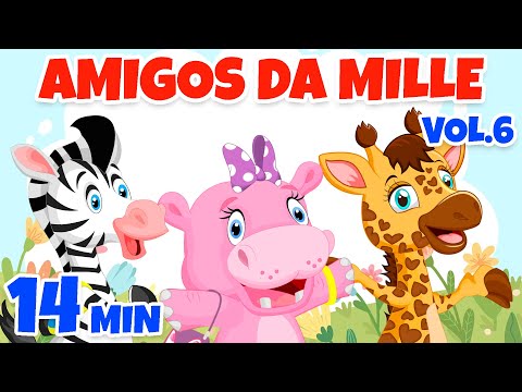 Amigos da Mille Vol. 6 - Giramille 14 min | Desenho Animado Musical