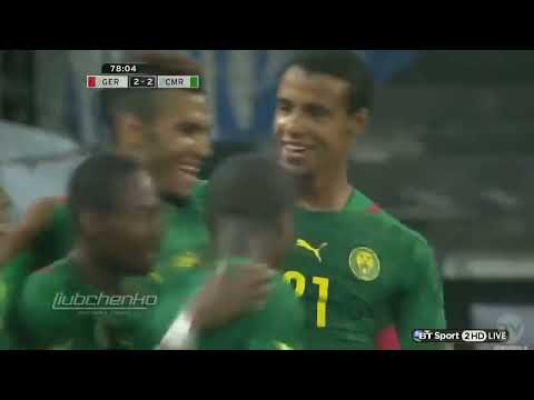 Cameroon 2-2 Germany Friendly game 2014 Eric Choupo-Moting goal 2014/6/1