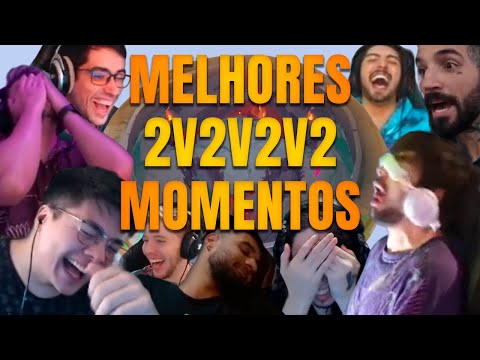 MELHORES MOMENTOS DOS STREAMERS NO MODO 2V2V2V2